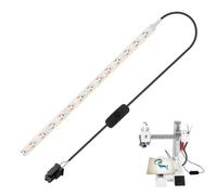 yotutun Kit de Tira de Luz LED para Impresora 3D para Bambu Lab A1 Mini, 24V 190mm Tira de Luz Blanca Brillante Ra95 de Alto Brillo Tira de Lámpara con cable de 480mm