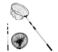 yotutun Red de Pesca Plegable, 170cm Red de Aterrizaje de Pesca Cazamariposas Red de Captura de Mariposas Red de Hojas Plegable de Pesca para Mariposa Pájaro Pez Atrapar Liberar