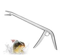 yotutun Removedor de Anzuelos, 28 cm Pesca Acero Inoxidable Extractor Anzuelos Herramienta de la Abrazadera Quitar Anzuelos Desenganchador con Mango De Resorte para Anzuelos de Rápido