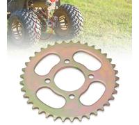 yotutun Rueda Dentada Trasera, 37 Dientes 48mm 420 Cadenas Rueda Dentada para Bicicleta Cadena Trasera de Acero Rueda Dentada para Bicicleta Eléctrica Kart Mini Motocicleta ATV Bike