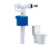 yotutun Válvula de Llenado Universal, Válvula Llenado Cisterna G3/8" y G1/2" Pulgada Conexión de Latón Mecanismo Boya Cisterna Flotador Cisterna Roca para Inodoro