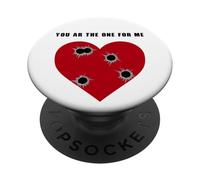You AR The One for Me - Funny Sarcastic Gun & Rifle Humor PopSockets PopGrip Adhesivo