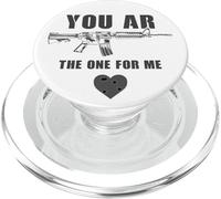 You AR The One for Me - Funny Sarcastic Gun & Rifle Humor PopSockets PopGrip para MagSafe