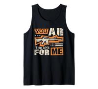 You AR The Real One for me Funny AR Pun Gun Lover Meme Regalos Camiseta sin Mangas