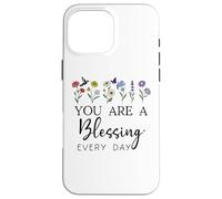 You Are a Blessing God Quote Blessed Christian Bible Verse Carcasa para iPhone 16 Pro MAX