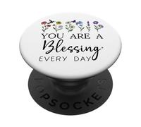You Are a Blessing God Quote Blessed Christian Bible Verse PopSockets PopGrip Adhesivo
