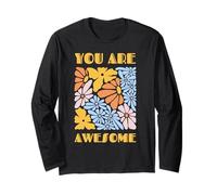 You Are Awesome Boho s para Mujeres con Estilo Manga Larga