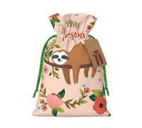 You Are Awesome - Bolsas de Navidad con estampado de perezoso con cordones, bolsas de regalo de Navidad, bolsas de recuerdos de fiesta, M