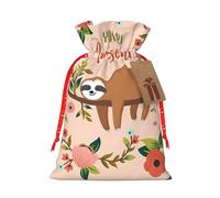 You Are Awesome - Bolsas de Navidad con estampado de perezoso con cordones, bolsas de regalo de Navidad, bolsas de recuerdos de fiesta, S