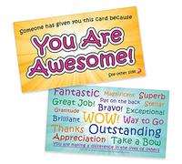 You Are Awesome Cards - Tarjetas de reconocimiento para estudiantes, profesores, empleadores, amigos, colegas, familia (caja de 100)