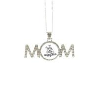 You Are Awesome - Collar de regalo para el día de la madre, regalo para mamá, abuela, abuela, joyería de cumpleaños, Medium