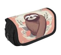 You Are Awesome - Estuche organizador para lápices de gran capacidad, bonito estuche para bolígrafos con 3 compartimentos, artículos de papelería de oficina, bolsas grandes con cierre de tela para