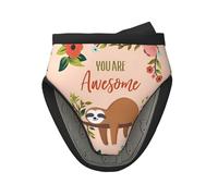 You Are Awesome - Manoplas de horno de silicona con estampado de perezoso, resistentes al calor, ideales para hornear, cocinar, asar y acampar, talla única