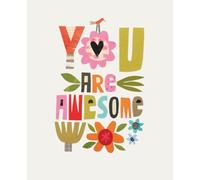 You Are Awesome - Motivational Composition Notebook for Women, Teens & Kids: Inspirational Writing Journal | 110 College-Ruled Pages | 7.5" x 9.25" | ... School, Work, Gratitude & Daily Positivity