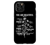 You Are Beautiful Enough Strong Loved Christian Cita Carcasa para iPhone 11 Pro