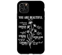You Are Beautiful Enough Strong Loved Christian Cita Carcasa para iPhone 11 Pro MAX