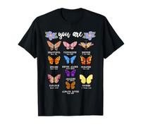 You Are Butterfly Beautiful Christian Religious Bible Verse Camiseta
