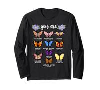 You Are Butterfly Beautiful Christian Religious Bible Verse Manga Larga