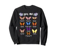 You Are Butterfly Beautiful Christian Religious Bible Verse Sudadera