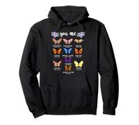 You Are Butterfly Beautiful Christian Religious Bible Verse Sudadera con Capucha