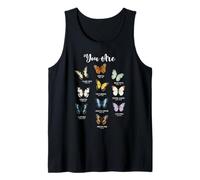 You Are Butterfly Christian Faith Jesús Biblia Verso Orando Camiseta sin Mangas
