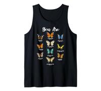 You Are Butterfly Christian Faith Jesús Biblia Verso Orando Camiseta sin Mangas