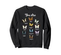 You Are Butterfly Christian Faith Jesús Biblia Verso Orando Sudadera