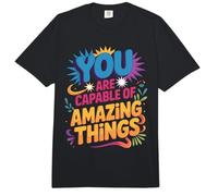 You Are Capable of Amazing Things Motivation Confidence - Comfort Colors Adult Heavyweight T-Shirt