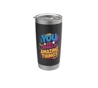 You Are Capable Of Amazing Things Motivation Confidence - Vaso térmico de acero inoxidable de doble pared