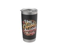 You Are Capable Of Amazing Things ||- Vaso térmico de acero inoxidable de doble pared