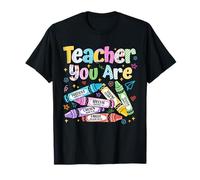 You Are Chosen Precious Crayons Biblia Verso Fe Profesor Camiseta