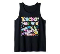 You Are Chosen Precious Crayons Biblia Verso Fe Profesor Camiseta sin Mangas