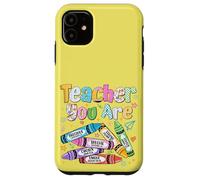 You Are Chosen Precious Crayons Biblia Verso Fe Profesor Carcasa para iPhone 11