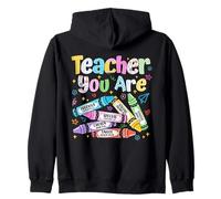 You Are Chosen Precious Crayons Biblia Verso Fe Profesor Sudadera con Capucha