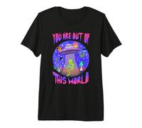 You Are Cosmic Alien UFO Diseño Gráfico Camiseta Premium
