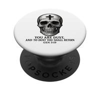 You Are Dust and to Dust You Shall Return - Memento Mori PopSockets PopGrip Adhesivo