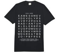 You Are Empowering Positive Affirmation Word Search Puzzle Comfort Colors Adult Heavyweight T-Shirt