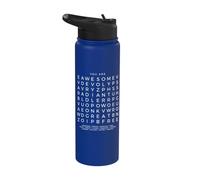 "You are" Empowering Positive Affirmation Word search puzzle Stainless Steel Insulated Water Bottle