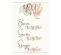 You Are Enough Brave Smart Strong: Inspirational Journal with Lined Pages - Teenage Problems - Depresion Little Help - Progress Book - Journal - Notebook