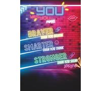 You Are Enough Brave Smart Strong: Inspirational Journal with Lined Pages - Teenage Problems - Depresion Little Help - Progress Book - Journal - Notebook