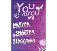 You Are Enough Brave Smart Strong: Inspirational Journal with Lined Pages - Teenage Problems - Depresion Little Help - Progress Book - Journal - Notebook