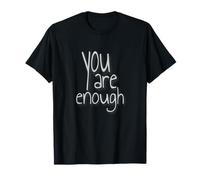 You Are Enough Inspirational Quote Minimal Design Camiseta