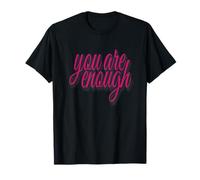 You Are Enough Inspirational Quote Minimal Design Camiseta