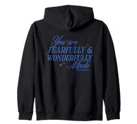 You Are Fearfully and Wonderfully Made Biblia Verso Cristiano Sudadera con Capucha