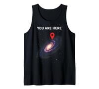 You Are Here Galaxy Space Universe Astronomy Gift Camiseta sin Mangas