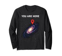 You Are Here Galaxy Space Universe Astronomy Gift Manga Larga