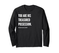 You Are His Treasured Possession Biblia Versículo Cita Declaración Manga Larga