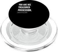You Are His Treasured Possession Biblia Versículo Cita Declaración PopSockets PopGrip para MagSafe