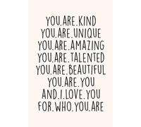 You Are Kind Notebook: Inspirational Journal - Positive Affirmation Notebook for Women, Teens, and Kids, Daily Writing and Self-Love Gift