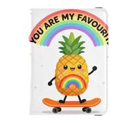 You Are My Favourite - Soporte para pasaporte de piel de piña para viajes, fundas de pasaporte de gran capacidad para viajes familiares, accesorios imprescindibles